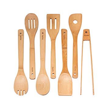 utensilios de cocina de bambu