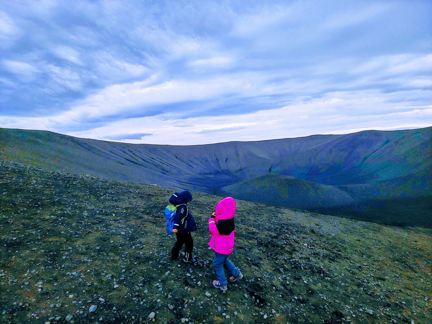 islandia con niños pequeños